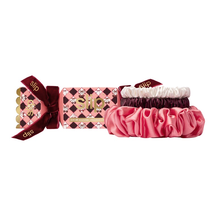 Pure Silk Assorted Scrunchie Cracker Set (Holiday Limited Edition)